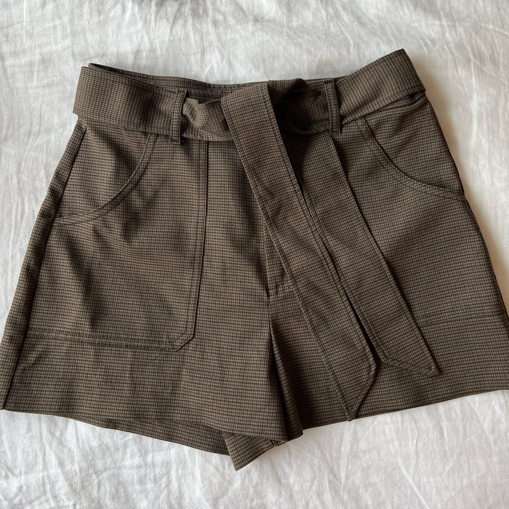 Zara plaid shorts